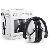 Pro For Sho 34dB Shooting Ear Protection - Special Designed Ear Muffs Lighter Weight - Maximum Heari