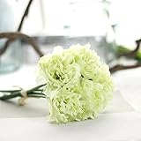 10pc人工アジサイの花パーティーホームウェディング グリーン