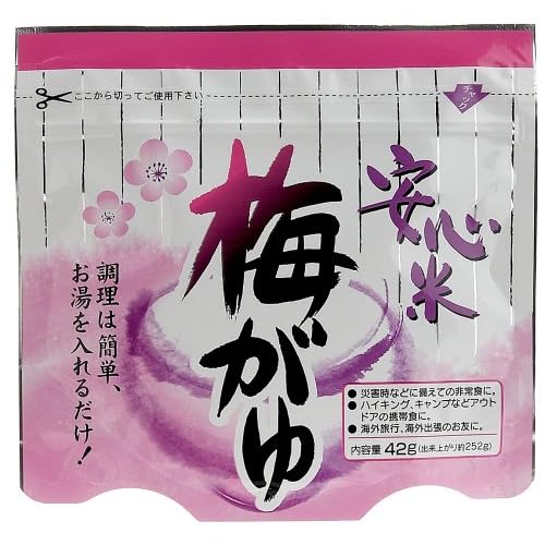 アルファー食品 安心米 梅がゆ 調理は簡単、お湯を入れるだけ