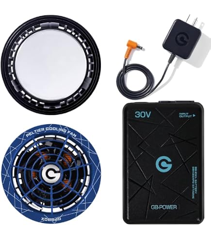 Amazon.co.jp: GB-POWER 空調ウェア用 ペルチェ ファン 一体型 GP980X