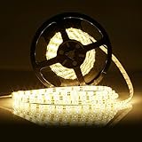 Ledmo ?LEDストリップライト、smd2835ホワイトLEDストリップnon-waterproof LEDストリップdc12 V 300 LED 16.4 Ft 6000 K 15lm / LE