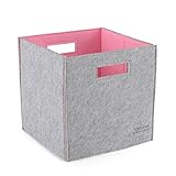 XJ ソフトフェルトボックス おもちゃストレージ カラフル収納ボックス キッズ用 おもちゃ 洋服 雑誌 新聞 ピンク 6647376