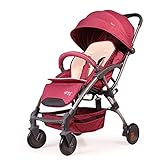 ライト幼児車の傘, ファッション ベビーカー, 高い視点 乳母車, 片手倍, あなたが座ったりうそことができます (F)