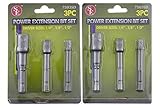 SE 7503SD-2 Power Extension Bit Set for Drills (2 Pack) [並行輸入品]