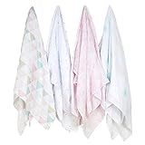 (ウィーゴアミーゴ) weegoamigo おくるみ 新生児 ガーゼ ブランケット [4PackMuslin] [Bloom/2382]