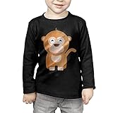 モンキー サル 動物 かわいい 子供服 春秋 長袖 Tシャツ トレーナー 丸い襟 キッズ 男の子 女の子 ベビー おしゃれ カジュアル ファッション 可愛い