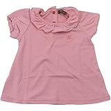 【春夏物】 nico hrat(ニコフラート) 製品洗い加工済み 綿レーヨン天竺ピエロ衿Tシャツ 110cm/PK NO.B-260111