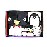 M'Baby Newborn Baby Gift Set Baby Girl Baby Boy Animal Clothes Bibs Penguin [並行輸入品]