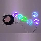 ZehuiアウトドアカラーChanging吊り下げペンダントランプ庭の装飾中庭PorchクリエイティブWind Chime LEDソーラーライト