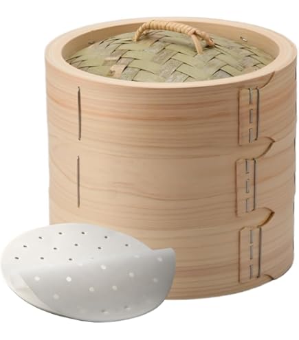 Amazon | ハイスト 檜蒸篭 ひのき 2段 セイロ 24cm セイロ専用シート20