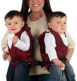 Stuff 4 Multiples TwinTrexx Twin Baby Carrier, Burgundy by Stuff 4 Multiples