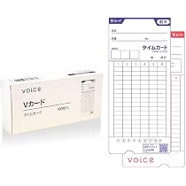 Amazon.co.jp: VOICE タイムレコーダー VT-3000専用 タイムカード VT