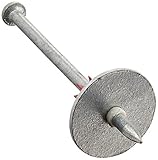 Powers Fastening Innovations 50115ドライブピン3-inch長.300ヘッド.145シャンク直径機械的に亜鉛メッキwith 1インチ座金、100 perボックス