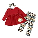 ベビー服　子ども服　女の子　ヘアアクセサリー+トップス+ロングパンツ3点セット　Cutelove　トップス　長袖　綿　ベビー　赤ちゃん　幼児　春秋　可愛い　ファッション　カジュアル　普段着　韓国　レッ