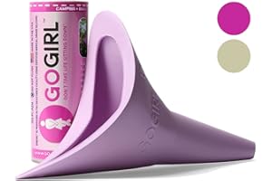 GoGirl Female Urination Device (FUD) - #1 FUD Made in The USA. Pee Standing Up! Portable Female Urinal for Women, Soft, Flexi