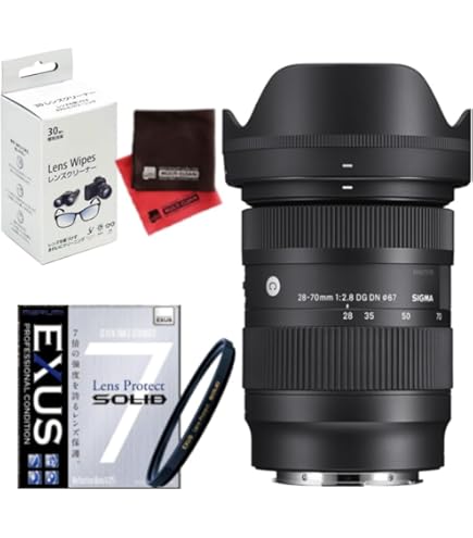 フィルター付き SIGMA24-70mm f2.8 DGDN Art Eマウント 24-70mm F2.8 DG DN Ⅱ | Art / ソニー E マウント用: 交換