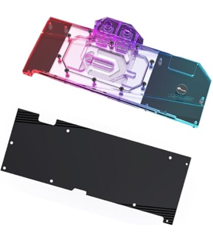 Amazon.co.jp: Bykski フルカバー GPU ウォーターブロックとバック