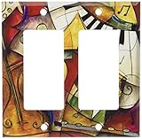 Art Plates - Keyboard Switch Plate - Double Rocker [並行輸入品]