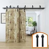 HomeDeco Hardware 室内ドア 引き違い戸 ドアレール 建具 金物 吊り引き戸 リフォーム 12 FT (3.66メートル)