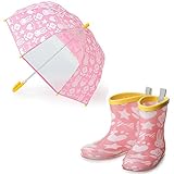 ヒ゜チョンアンフ゛レラ ウサキ゛＆レインブーツ（15cm） 傘 子供 45cm 長靴 キッズ 15cm レインブーツ 女の子 男の子