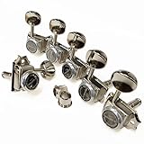 GOTOH SD91 MG-T 05M N L6 ニッケル マグナムロック トラッド 片側タイプ ギター ペグ 6個セット 【Ebiオリジナルピック付】