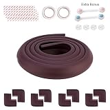 Comcome Extra Thick Childproof Safety Edge & Corner Guard, Furniture Sharp Edge Protector Foam, Baby