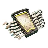 6ピース/セット歯車レンチセットオープンエンドレンチ活動ラチェット修復ツールにバイクトルクレンチ組み合わせ