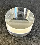 アクリルブロック 径40×20mm クリア