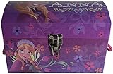 Disney's Frozen Anna Pink & Flowery Small Dome Trunk [並行輸入品]
