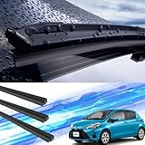 ヴィッツ ワイパー 替えゴム 適合サイズ 純正互換品 運転席 助手席 リア 2本セット トヨタ 交換セット vitz専用ワイパーゴム KSP130、NCP131、NHP130、NSP130、NSP135 WeCar