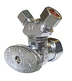 Plumb Pak PP2904VLF 5/8 OD Inlet by 3/8 OD by 1/4 OD Lead Free Quarter Turn 3 Way Valve by Plumb Pak
