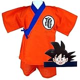 ドラゴンボール超 SUPER なりきり甚平 お面付9829 オレンジ◇95cm