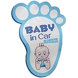 Big Ant（ビッグアント）BABY IN CAR 車 セーフティ反射ステッカー　赤ちゃんが乗っています (ライトブルー)