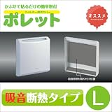 フィルター換気カバー「ポレット」　断熱材付　Lサイズ