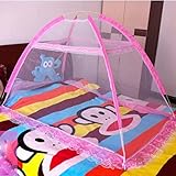 Kids Baby Infant Nursery Bed Crib Canopy Mosquito Net Netting Play Tent House Pink by COFFLED