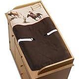Wild West Cowboy Western Horse Baby Boys Changing Pad Cover by Sweet Jojo Designs [並行輸入品]