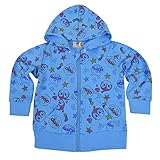 アンパンマン ZIPパーカー 2wayタイプ 総柄 男の子 女の子 ANPANMAN 春物 fo-oa7955 90cm ブルー