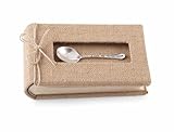 Mud Pie Burlap Spoon Photo Album by Mud Pie [並行輸入品]