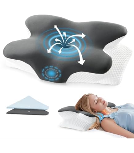 Amazon｜Derila 頸椎ネックピロー 睡眠用 2個パック - 背中、胃、横に