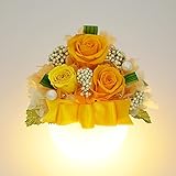 アートフォーシーズン　LEDプリザ　プリザーブドフラワー (オレンジ)