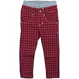 オールシーズン CHILD CHAMP(チャイルド チャンプ) ストレッチツイル格子ストレートパンツ 90cm/レッド NO.C-86843306