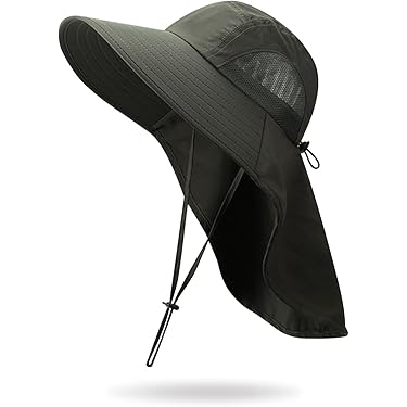 専用です　トラベル ハット　帽子　Mサイズ　UVカット　ブラック　黒 帽子 UVカット 紫外線 遮熱生地 COOLMAX 顔 首 ワイドつば
