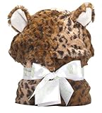 Cheetah Faux Fur Hood Wrap Blanket by Pickles Journey