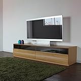 OC 幅180cm テレビ台 テレビボード ナチュラル オーク柄 国産 日本製 木製 TVボード 北欧 家具 テイスト ローボード リビングボード テレビ台のみ 収納付きテレビ台 国産テレビ台 完成品テレビボード
