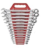 GearWrench 9312 13-Piece SAE Master Ratcheting Wrench Set [並行輸入品]
