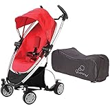 Quinny Zapp Xtra Folding Seat With Travel Bag - Rebel Red by Quinny