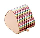 シンプルなクリエイティブな愛のカラフルなパターンの5つの竹の竹のカーテンジュエリーボックス