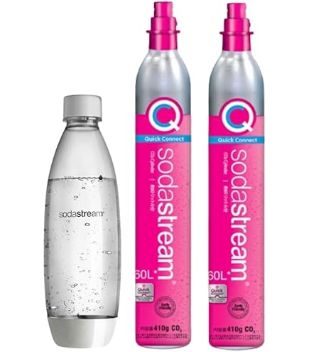 【新品ガスシリンダー2本付】Sodastream ソーダストリーム　ジェネシス Amazon | ソーダストリーム Genesis v2 スターターキット 予備用