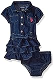U.S. Polo Assn. DRESS ベビー・ガールズ US サイズ: 3/6 Months カラー: ブルー