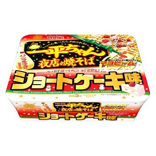 明星 一平ちゃん夜店の焼そば ショートケーキ味